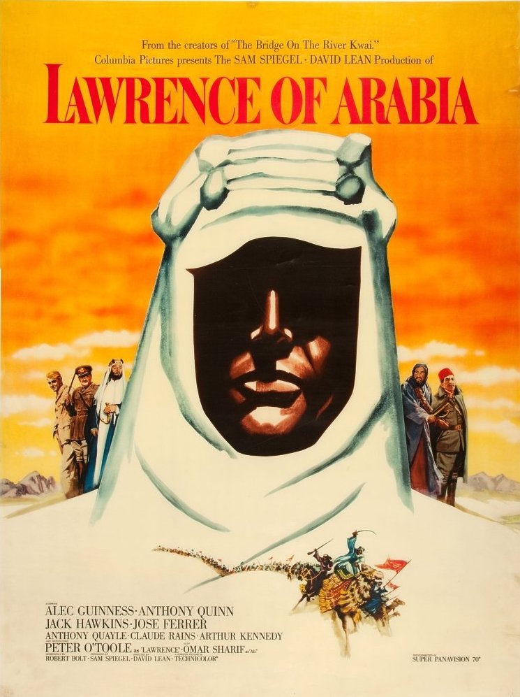 Original theatrical poster for Lawrence of Arabia (1962)