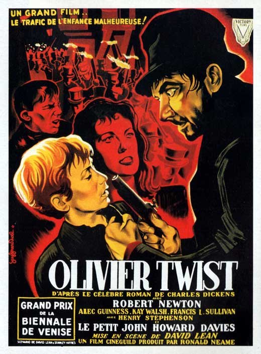Original theatrical poster for Oliver Twist (1948)