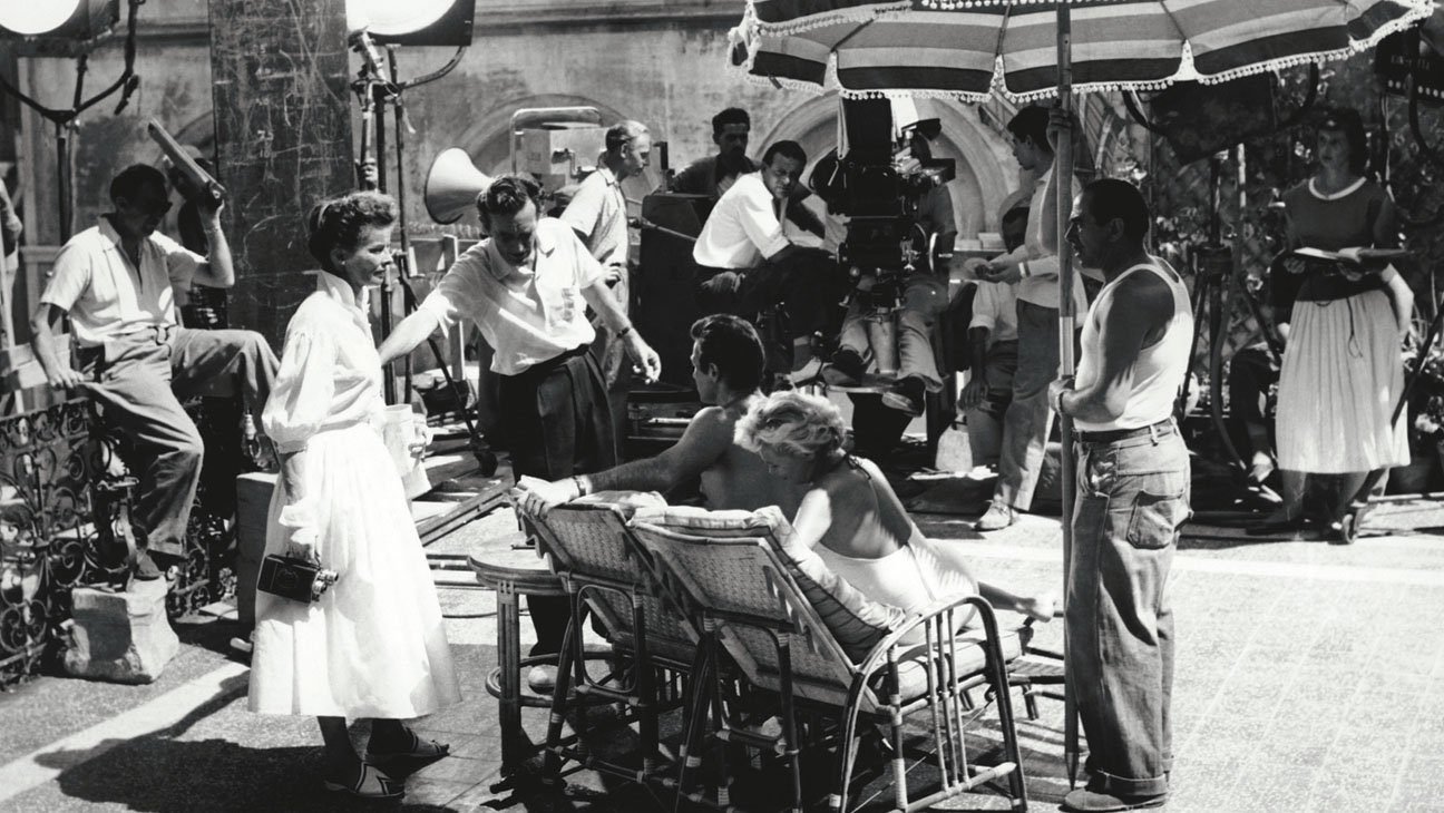 David Lean directing Summertime in Venice