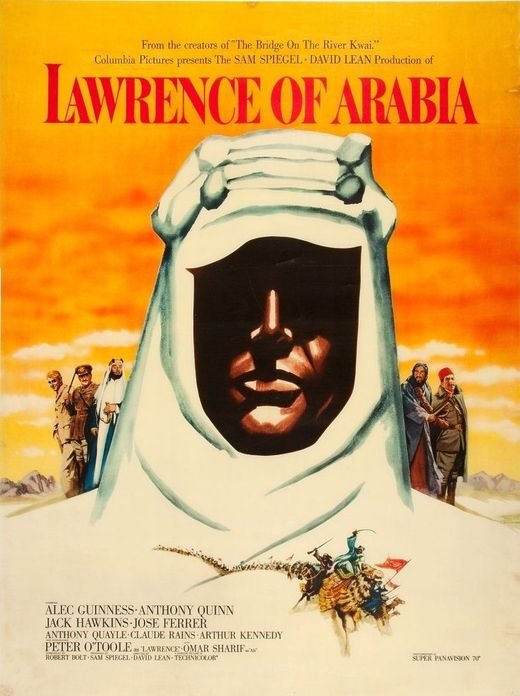 Original theatrical poster for Lawrence of Arabia (1962)